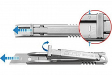 Безопасный нож OLFA OL-SK-12 с трапециевидным лезвием от Водопад  фото 2