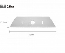 Трапециевидное лезвие OLFA OL-SKB-2S/10B для ножа SK-12 от Водопад  фото 1