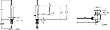 Смеситель для раковины Jacob Delafon Composed E73053-CP с донным клапаном, хром от Водопад  фото 2