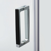 Душевая дверь WasserKRAFT Aller 10H05RBLACK MATT 1200х2000, правая, прозрачное стекло, профиль серебро от Водопад  фото 3