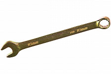 Комбинированный ключ Сибртех 14976 10 мм желтый цинк от Водопад  фото 1
