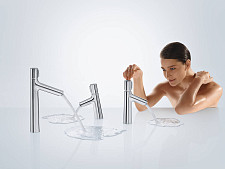 Смеситель для раковины Hansgrohe Talis Select S 72045000 190 хром от Водопад  фото 2