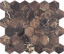 Мозаика Velsaa Copper Slab Black 48 Hexagone mosaic 309x322 мм (шт) от Водопад  фото 1