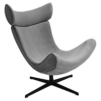 Кресло Bradex TORO серый, искусственная замша от Водопад  фото 1