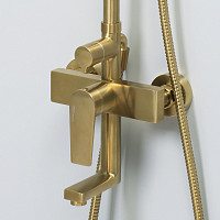 Душевая система WasserKRAFT A15501 золото матовое от Водопад  фото 5