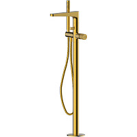 Смеситель WasserKRAFT Schunter 8221 для ванны напольный, золото матовое от Водопад  фото 1