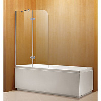 Шторка для ванны Avek Fort B3, 10390М, 800х1400, матовое стекло 6 мм, профиль хром от Водопад  фото 1