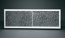 Экран под ванну A-Screen 3 дв.bubble silver 1501-1700мм, высота (до 570мм) белый/серый/черный профиль от Водопад  фото 1