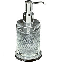 Дозатор жидкого мыла Boheme Murano Cristal 10227 хром от Водопад  фото 1