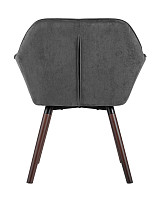 Кресло Stool Group Брайан, замша, темно-серый от Водопад  фото 4