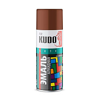 Эмаль аэрозольная Kudo KU-1023 универсальная какао (0,52 л) от Водопад  фото 1
