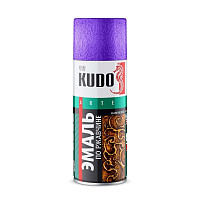 Эмаль по ржавч. молотковая Kudo KU-3014 серебристо-фиолетовая (0,52 л) от Водопад  фото 1