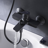 Смеситель для ванны и душа Am.Pm X-Joy F85A10022 черный от Водопад  фото 5