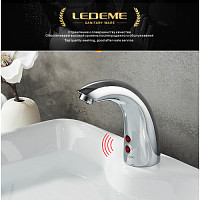 Смеситель Ledeme L1055-14 для умывальника, сенсорный от Водопад  фото 2