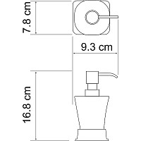 Дозатор жидкого мыла WasserKRAFT K-5499N от Водопад  фото 2
