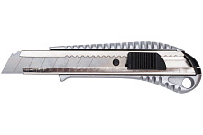 Нож технический 10250 18мм усиленный, металлический корпус от Водопад  фото 1