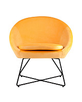 Кресло Stool Group Колумбия, вельвет, оранжевый от Водопад  фото 5