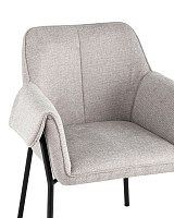Кресло Stool Group Бесс, рогожка, светло-серый от Водопад  фото 2