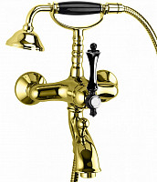 Смеситель для ванны с душем Cezares Margot MARGOT-VDM-03/24-N золото 24 карат от Водопад  фото 1