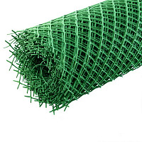 Решетка заборная 64531 в рулоне, 1,3х20 м, ячейка 70х55 мм, пластиковая, зеленая от Водопад  фото 3
