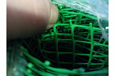 Решетка заборная 64512 в рулоне, 1х20 м, ячейка 15х15 мм, пластиковая, зеленая от Водопад  фото 4