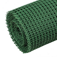 Решетка заборная 64522 в рулоне, облегченная, 0,8х20 м, ячейка 17х14 мм, пластиковая, зеленая от Водопад  фото 3