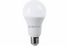 Лампа светодиодная Eurolux LL-E-A70-20W-230-6K-E27 76/2/77 груша, 20 Вт, холодный, Е27 от Водопад  фото 1