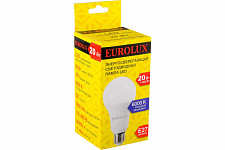 Лампа светодиодная Eurolux LL-E-A70-20W-230-6K-E27 76/2/77 груша, 20 Вт, холодный, Е27 от Водопад  фото 3