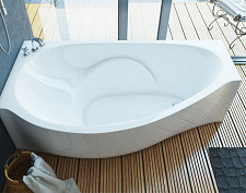Ванна мрамор Estet Lux Грация 170х94, левая от Водопад  фото 1