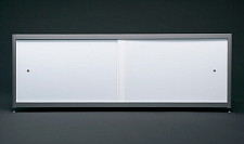 Экран под ванну A-Screen 2 дв. белый глянец (композит) 1700-2000мм, высота (до 650мм) белый/серый/черный профиль от Водопад  фото 1
