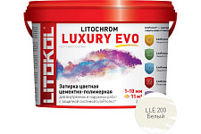 Затирка LITOCHROM LUXURY EVO, цвет LLE 200 белый от Водопад  фото 1