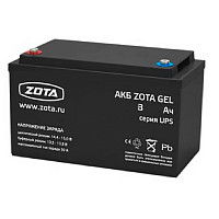 Аккумуляторная батарея Zota GEL 65-12 AB3481101065, 65 Ач, 12 В от Водопад  фото 1