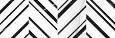 Плитка настенная Meissen Gatsby черно-белый 25x75 (кв.м.) от Водопад  фото 1