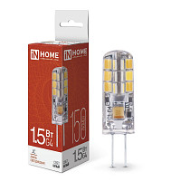 Лампа светодиодная INhome 4690612035963 LED-JC 1.5Вт 12В 4000К нейтральный белый G4 150 лм от Водопад  фото 1