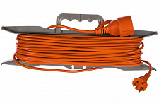 Удлинитель-шнур UNIVersal 9632018 на рамке 1х30м без заземл. 6А IP44 УШ-6 ПВС 2х0.75 от Водопад  фото 1