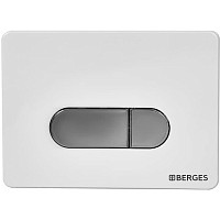 Комплект инсталляции Berges 042419 с унитазом GAMMA, сиденьем микролифт и кнопкой D7 белый / хром от Водопад  фото 3