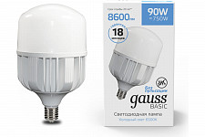 Лампа Gauss Basic 11734392 светодиодная, 90W, E40 от Водопад  фото 1