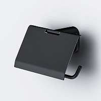Держатель для туалетной бумаги с крышкой AM.PM X-Joy A84341422, цвет черный от Водопад  фото 3