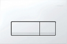 Кнопка смыва Geberit Delta 50 115.119.11.1, прямоугольные кнопки, альпийский белый от Водопад  фото 1