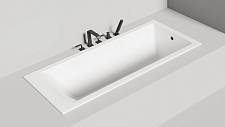 Ванна из искусственного камня Salini CASCATA 104123MRH 1700x750, S-Stone, матовый белый от Водопад  фото 4