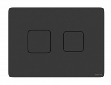 Клавиша Cersanit Accento Square 63838 пневматическая, пластик, цвет черный матовый от Водопад  фото 1