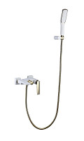 Смеситель для ванны с душем Boheme Venturo 383-W белый / золото от Водопад  фото 1