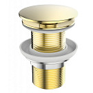 Донный клапан Belbagno Uno BB-SC-ORO с системой Клик - клак, золото