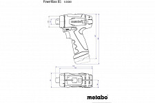 Дрель-шуруповерт аккумуляторная Metabo PowerMaxx BS BASIC 600984500 12В 2х2.0,LC12, патрон, кейс от Водопад  фото 3
