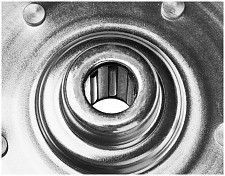 Колеса из литой резины Зубр 30936-200 с металлическим диском игольчатый подшипник d=200мм г/п 185кг от Водопад  фото 3