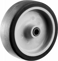 Колесо Зубр 30946-75 из термопластичной резины с полипропиленовым диском d=75 мм г/п 60 кг от Водопад  фото 1