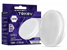 Лампа светодиодная Tokov Electric TKE-GX53-10-4K, 10 Вт, Tablet 4000 К, GX 53, 176-264 В от Водопад  фото 1