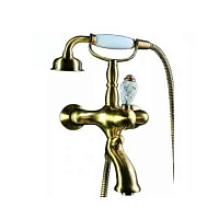 Смеситель для ванны с душем Boheme Crystal 303-CRST бронза от Водопад  фото 1