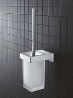 Туалетный ершик Grohe Selection Cube 40857000 с держателем, хром от Водопад  фото 2