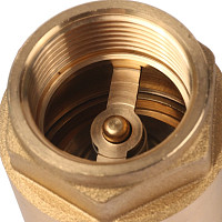 Обратный клапан Stout 1.1/4" ВР с металлическим седлом, латунь от Водопад  фото 3